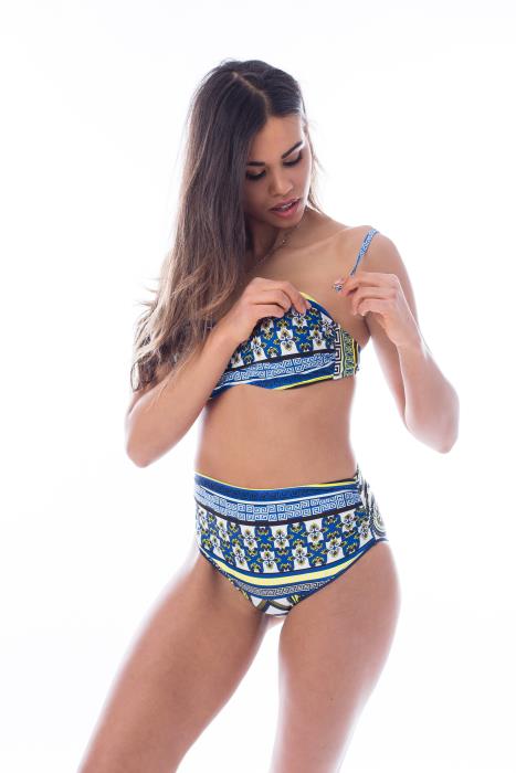 Reggiseno "Panarea" a fascia Margarita | Blu